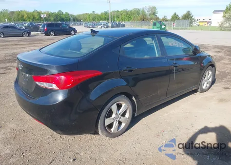 2012 Hyundai Elantra Gls из США, поврежденный, VIN 5NPDH4AE4CH092071